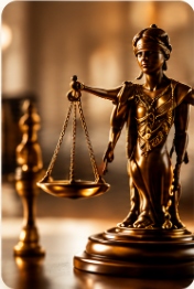 Bronze Statue of Lady Justice